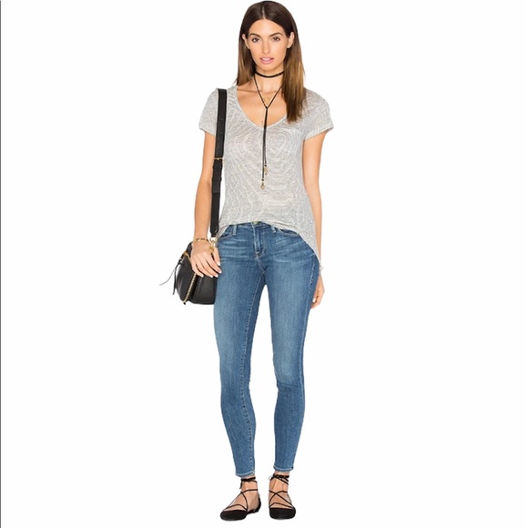 Frame Denim Le Skinny de Jeanne in State Street - Picture 4 of 9